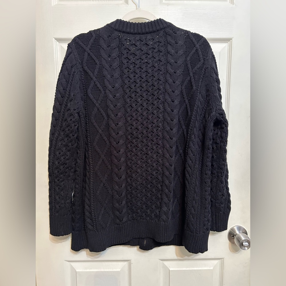 Tuckernuck Black Cable Knit Cardigan - Picture 5 of 6